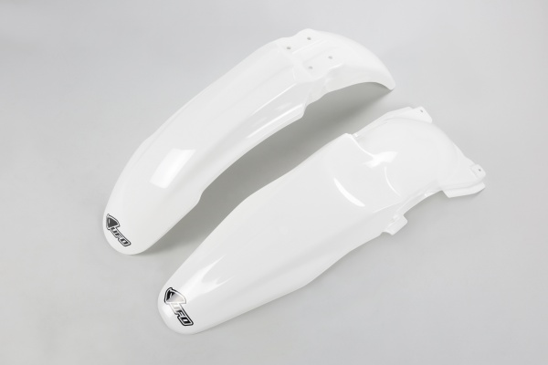 Fenders Kit white for Kawasaki KX 250 F (2006-08) - KX 450 F (2006-08)